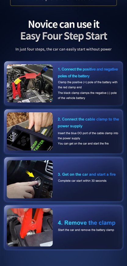 PWRSC™ 12V Jump Starter & Air Compressor